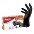 Luvas Descartáveis Vabene Viniflex Cor Preto Tamanho  M De Elastômero Termoplástico X 100 Unidades 