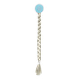 Luvas Frozen Braid Elsa Peruca Estampada Em Floco De Neve