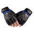 Luvas Meio Dedo Motoqueiro Bike Caveira Pirata-tático