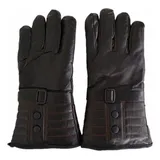Luvas Motoqueiro Couro Sintetico