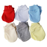 Luvas Para Bebê Infantil Recém Nascido Kit 6 Pares Luvinhas