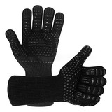 Luvas Para Churrasco forno 800 c Proteção Total 1 Lado Cor Preto