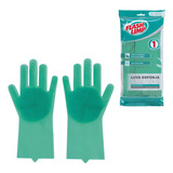 Luvas Silicone Esponja Cozinha Louça E Panela Pronta Entrega