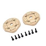 Luwecf Contrapesos De Carro RC Tampas Do Eixo Traseiro Dianteiro Pesos De Latão DIY Accs Serviço Pesado Para Veículos De Caminhões Modelo De Carro 1 12 RC 2 Pedaços
