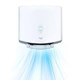 LUXICE Secadores De Mãos Para Banheiros Comerciais Secador De Mãos Elétrico Ultra Alta Velocidade 1400W Secagem Rápida LX 3861 Branco