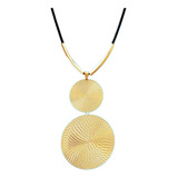 Luxo Colar Cordao Dourado