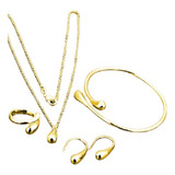 Luxo Conjunto Colar Brinco
