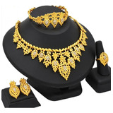 Luxo Conjunto Colar Brinco