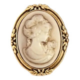 Luxo Maxxi Broche Dourado