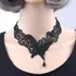 Luxo Maxxi Colar Preto Borboleta Flor Geek Coysplay 28