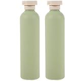 Luxshiny 2 Garrafas Plásticas Do Aperto Pces Com Frascos Do Distribuidor Do Champô Do Tampão Da Aleta 260Ml Condicionadores Recarregáveis Da Loção Para Viagens
