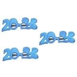 Luxshiny 3 Pçs 2023 2023 Óculos Digitais 2023 Óculos De Ano Novo 2023 Óculos De Sol Traje Óculos De Festa De Plástico Óculos Engraçados Armação De Óculos 2023 Óculos Cosplay Acessórios