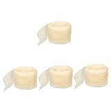 Luxshiny 4 Pcs Envoltórios De Salsicha Tripa De Cachorro Quente Tripas De Salsicha De Porco Tripas De Salsicha Naturais Casca De Salsicha Carne De Porco Café Da Manhã Colágeno