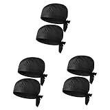 Luxshiny 6 Peças Chapéu De Chef Chapéu De Servidor De Serviço De Alimentação Gorro De Chef De Cozinha Redes De Cabelo Serviço De Alimentação Chapéus Churrasco Pastelaria Senhorita Pano