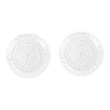 Luxshiny Prato De Frutas Acrílico 2 Peças Suporte Para Cesta De Frutas Pratos De Sobremesa Prato De Frutas Bandejas De Joias Bandeja De Plástico Transparente Prato De Joias Tigela