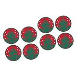 Luxshiny Tapetes Para 8 Peças Porta Copos De Feltro Decoração De Mesa De Jantar De Natal Porta Copos De Natal Montanha Russa Em Forma De árvore De Natal Tapetes De Copa Bebidas Decorar