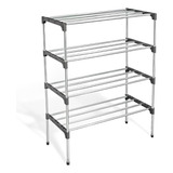 Luxuosa Sapateira Aco Inox
