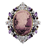 Luxuoso Maxxi Broche Dourado