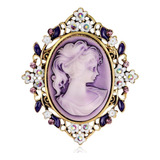 Luxuoso Maxxi Broche Dourado