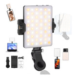 Luz Auxiliar Led Com Clipe Carregamento De Móvel Etable Pc