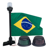 Luz De Alcançado Mastro Com Luz Led De Navegação E Bandeira