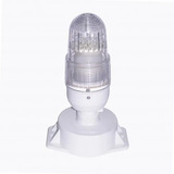 Luz De Alcançe 12v Strobo Led Base Circular Fixa 3km