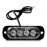 Luz De Estrobo 4 Leds Azul 12w Barco Lancha Veleiros