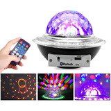 Luz De Festa Bola Maluca Som Bluetooth De Led Rgb Colorido
