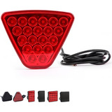 Luz De Freio Brake Light Triangular F1 Pisca Ou Estático