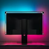 Luz De Fundo LED Ambiente Para Monitor De Jogos Para Tela De Computador Luzes LED De Faixa Inteligente Para Sincronização De Jogos Musicais Por Controle De Software Tela De 24
