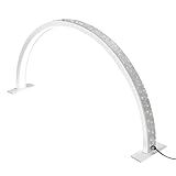 Luz De Meia Lua Ajustável Para Mesa De Unhas  Luz LED Brilhante Para Unhas  Lâmpada De Mesa De Manicure LED Perfeita   Luz De Tatuagem   Luz De Tecnologia De Cílios   Luz LED De Manicure   Para Estudo