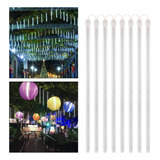 Luz De Natal Cascata Bastão Led Natal Snowfall 8 Tubos Chuva Meteoro Cor Das Luzes Branco Frio 110v 220v