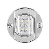 Luz De Navegação De Barco Marítimo Luzes De LED De Navegação Barco Náutico De 12 V Branco LED Aço Inoxidável à Prova D água âncora Luz De Navegação Para Barcos LED