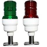 Luz De Navegação Em Mastro Bombordo Boreste Em Led 12v