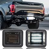 Luz De Placa De Licença Led Compatível Com Acessórios De Matrícula F150 2015, 2016, 2017, 2018, 2019, 2020, F150, Lâmpada De Etiqueta De Montagem, Lente Fumê 6000k, Branco