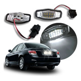 Luz De Placa Led Honda Accord 2006 A 2012 Iluminação Lâmpada