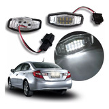 Luz De Placa Led Honda Civic 2001 A 2016 Iluminação Lâmpada