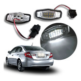 Luz De Placa Led Honda Civic 2012 A 2016 Iluminação Lâmpada