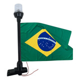 Luz De Popa Mastro De Alcançado 12 V Com Bandeira Do Brasil