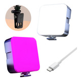 Luz De Preenchimento  Rgb  Luz Para Fotografia Com Clipe