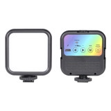 Luz De Vídeo Rgb Iluminador Mini Led Pra Câmera Luz Panel