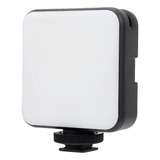 Luz Led De Vídeo Selfie Iluminador Para Celular Macbook iPad Estrutura Preto Luz Branco-neutro