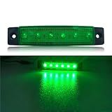 Luz Navegação 6 Leds Barco Lancha Caiaque Iate Náutica 12v  Verde 