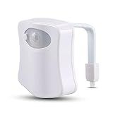 Luz Noturna De Vaso Sanitário Sensor De Movimento LED Multicolorido