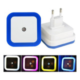 Luz Noturna Led Com Sensor Luz Automático Quarto Sala Escada Cor Azul 110v 220v
