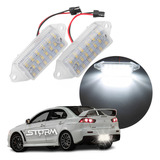 Luz Placa Led Mitsubishi Lancer 2011 Até 2020 Lâmpada Branca