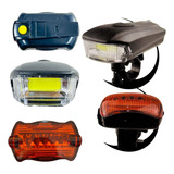 Luzes De Bicicleta Conjunto De Farol E Lanterna Traseira Led