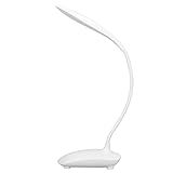 Luzes De Leitura USB Lâmpada De Mesa LED Portátil 3 Modos De Iluminação Controle De Toque Operado Por Bateria Para Dormitório De Faculdade