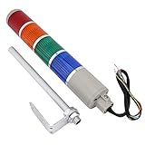 Luzes De Torre De LED Pilha De Torre De Sinal Industrial Luzes De Advertência Coluna Lâmpada De Torre Quatro Cores E Três Modos De Luz Destacável Para Equipamento Mecânico Complicado 110V