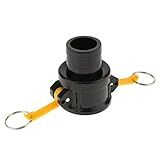Luzhengyang Adaptador De Mangueira De 5 Cm Para Conexão Traseira De Mangueira De Tanque IBC Tipo C Trava De Came
